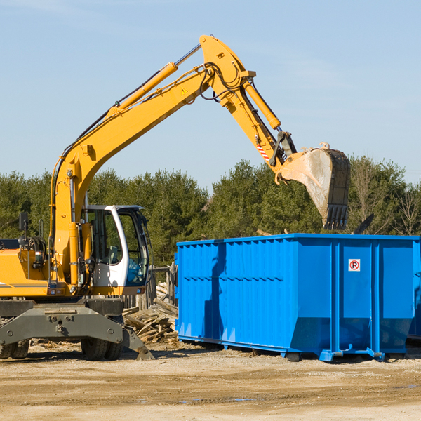 what size residential dumpster rentals are available in San Saba